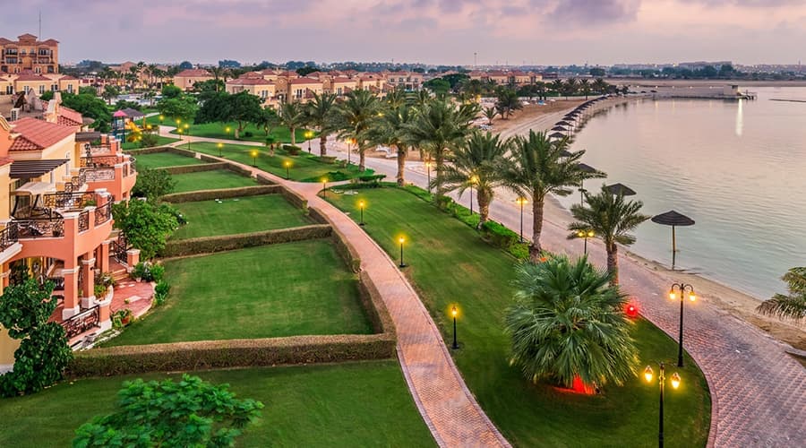 قرية مرجان الجبيل: منتجع سكني ساحلي فاخر